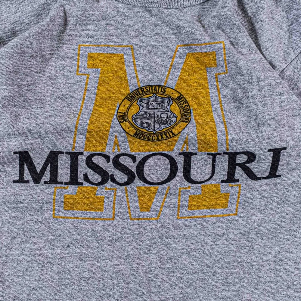 VTG 80s Champion University of Missouri T-Shirt Medium Made in USA Single Stitch - Picture 4 of 9